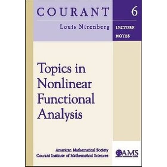 Topics in Nonlinear Functional Analysis image 0