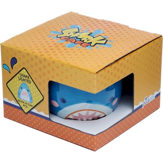 Κούπα 3D Puckator Κεφάλι Καρχαρία Κεραμική Δολομίτη 400 ml - Μπλε image 4