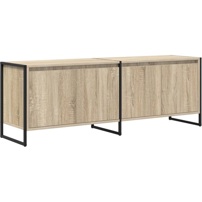 Έπιπλο Τηλεόρασης VidaXL 140 x 36 x 49,5 cm - Sonoma Δρυς