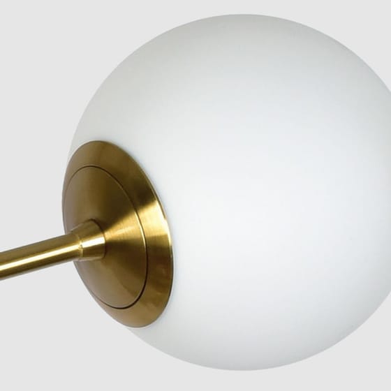 Φωτιστικό Οροφής Πολύφωτο Homelighting Prato 77-4492 Μεταλλικό/Γυάλινο - Χρυσό image 2