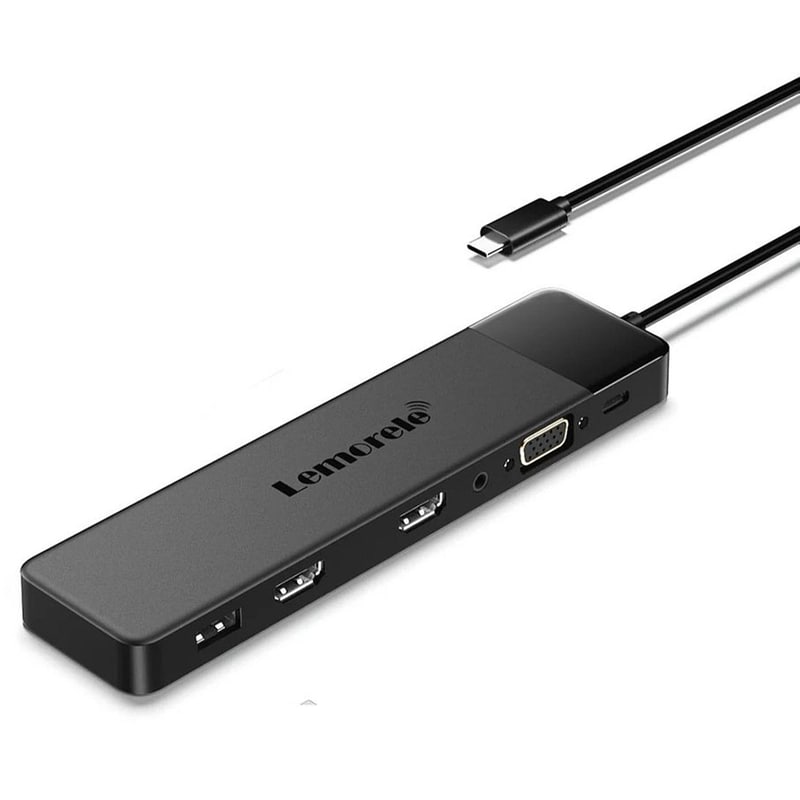 Docking Station Lemorele TC200 - Μαύρο