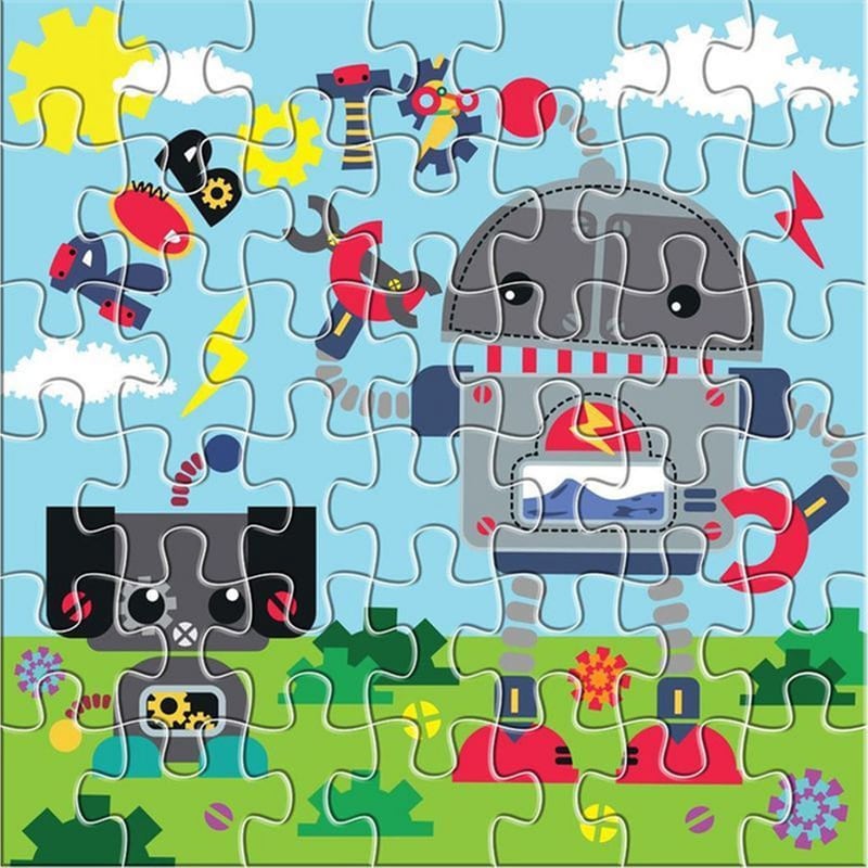 LUNA TOYS Παζλ Luna Toys Ρομποτάκι - 42 Τμχ