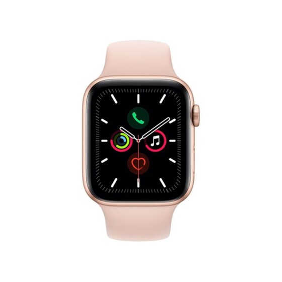 Apple Watch Series 5 40mm Aluminum Gold Sport Band Pink image 1