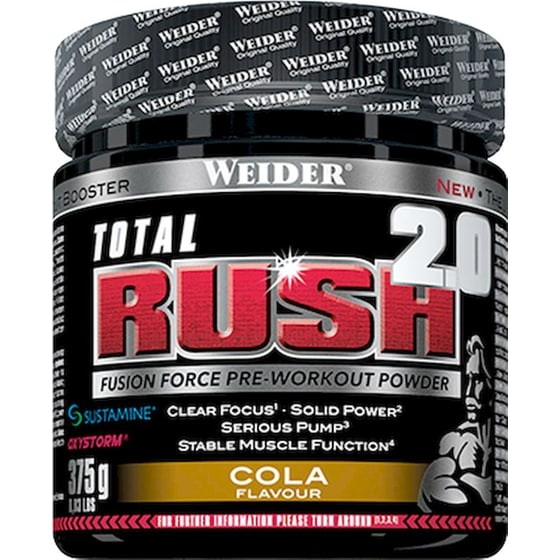 Ειδικό Συμπλήρωμα Διατροφής Weider Total Rush 2.0 Cola - 375gr image 0