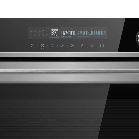 MIDEA 7NM30E0 72 Lt & MIH740F238K0 Inox Eντοιχιζόμενο Σετ Φούρνος και Εστία image 4