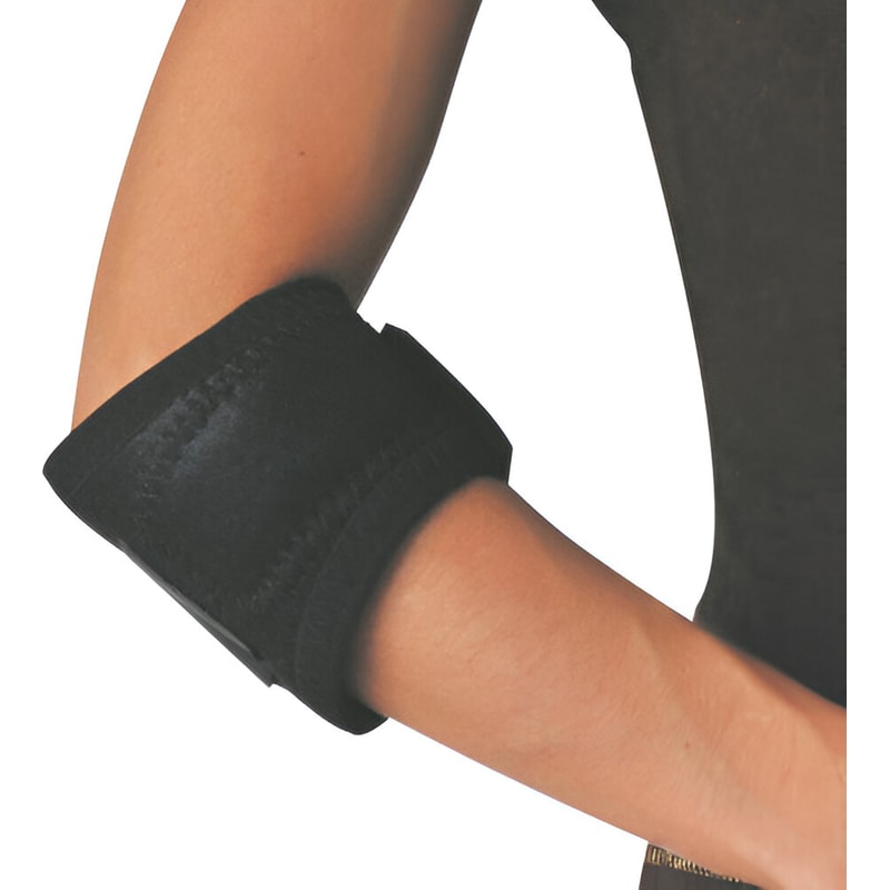 JOHN'S Δέστρα Επικονδυλίτιδας/ Περιαγκωνίδα Johns Tennis Elbow Strap Wrap Around από Neoprene - Μαύρη