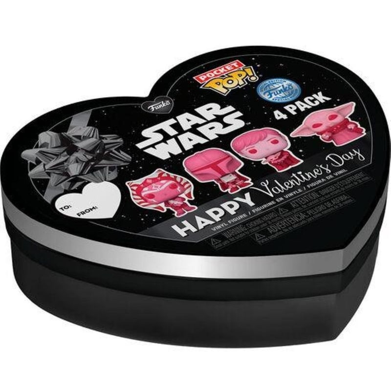 Funko Pocket Pop! Star Wars - The Mandalorian - Happy Valentines Day 4-pack