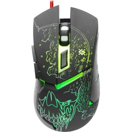 Defender GM-703L Alfa RGB Μαύρο Gaming Ενσύρματο Ποντίκι