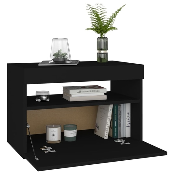 Έπιπλο Τηλεόρασης VidaXL από Μοριοσανίδα 60x35x40cm - Μαύρο image 11