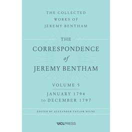 The Correspondence of Jeremy Bentham, Volume 5
