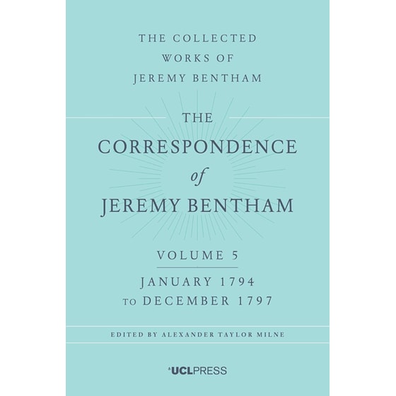 The Correspondence of Jeremy Bentham, Volume 5 image 0