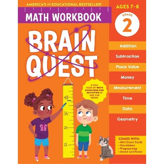 Brain Quest Math Workbook: 2nd Grade image 0