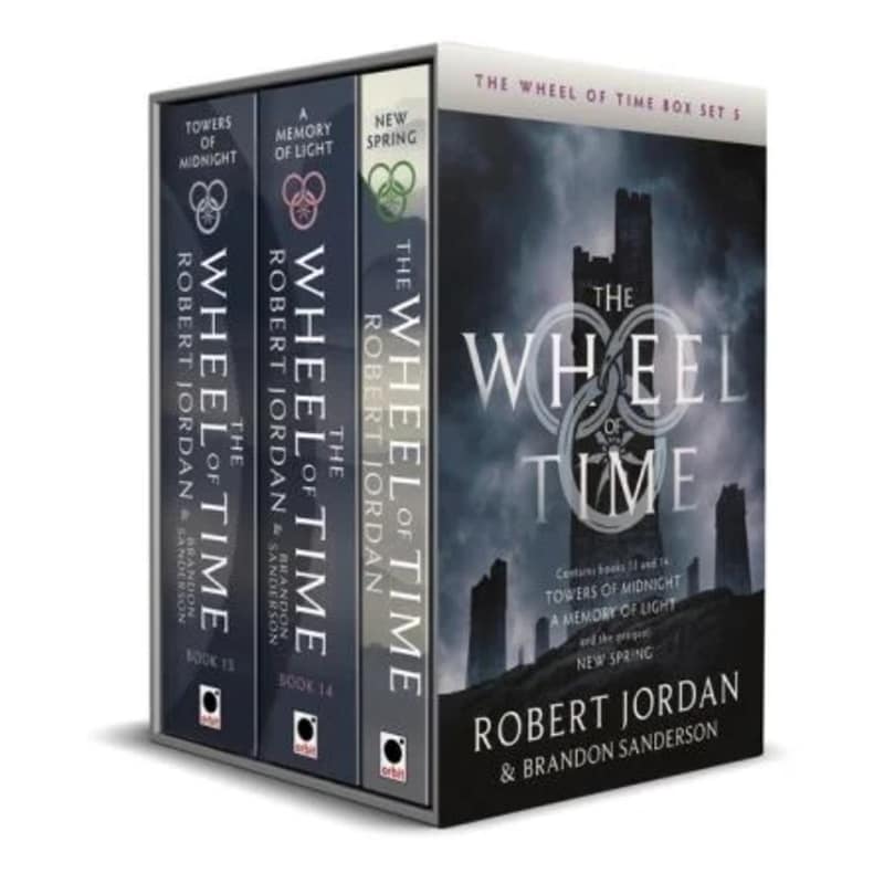 The Wheel of Time Box Set 5: Books 13, 14 prequel (Towers of Midnight, A Memory of Light, New Spring)