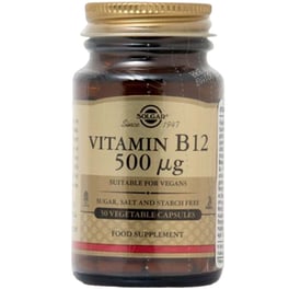 Solgar Vitamin B12 500μg - 50 κάψουλες