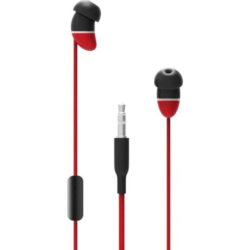 ALLOCACOC Ακουστικά Handsfree Allocacoc Bass 3.5mm - Κόκκινο