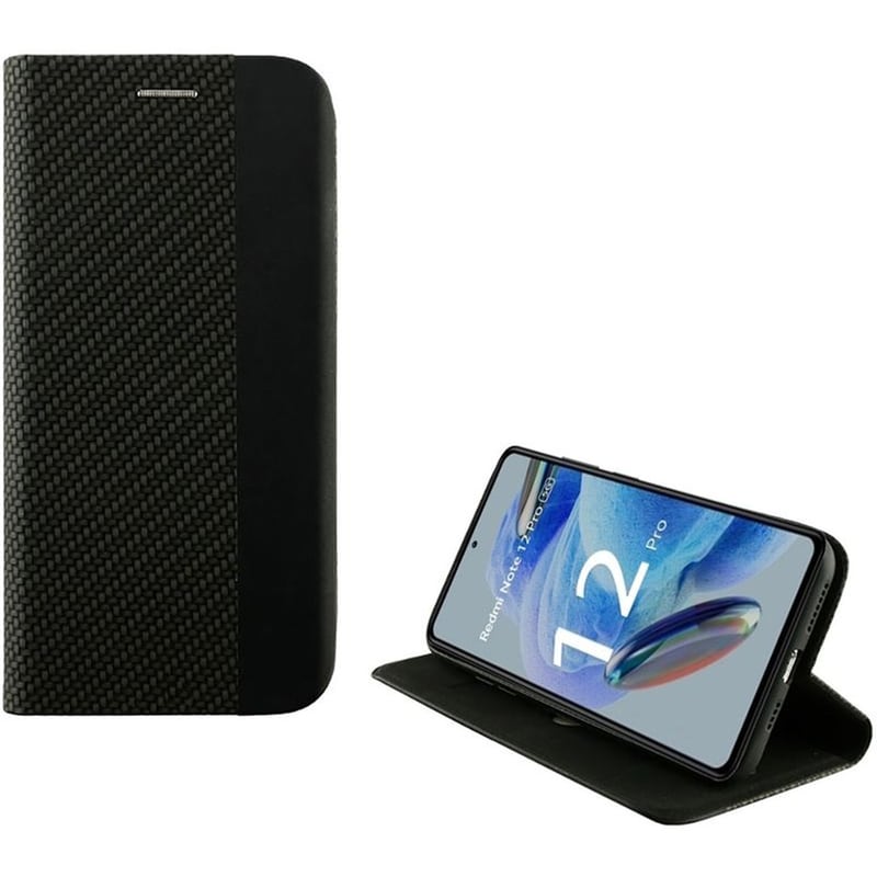 IDOL1991 Θήκη Xiaomi Redmi Note 12 Pro 5G - Idol1991 Elite Anti-RFID Stand Book - Black