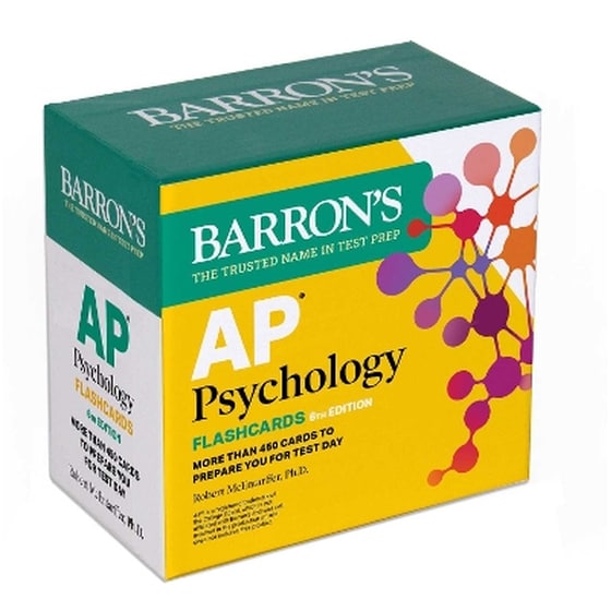 AP Psychology Flashcards, Sixth Edition: Up-to-Date Review image 0