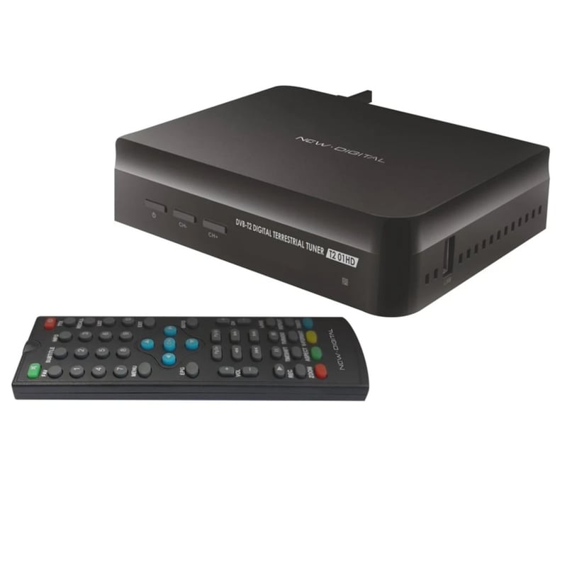 NEW DIGITAL Ψηφιακός Δέκτης New Digital T201HD Senior PVR Dvb-t,Dvb-t2