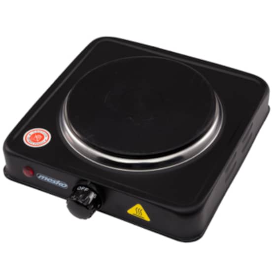 Επιτραπέζια Εστία Εμαγιέ MESKO MS 6508 1000 W Μαύρο image 3