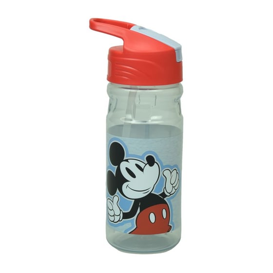 Παγούρι Gim Flip Mickey All In The Name με Καλαμάκι 500 ml Γκρι image 2
