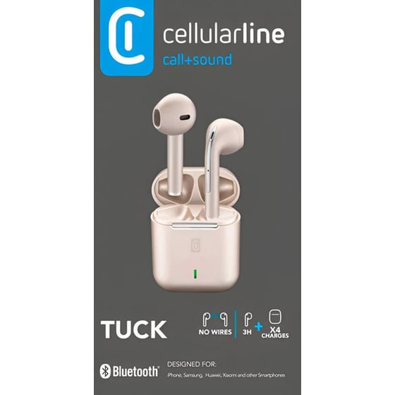 Ακουστικά Bluetooth Cellular Line Tuck - Λευκά image 1