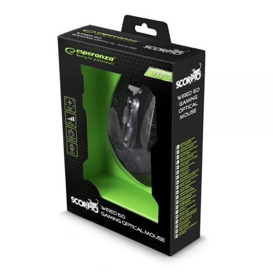 Esperanza MX203 Scorpio 6D Gaming Ασύρματο Ποντίκι - Blue image 3
