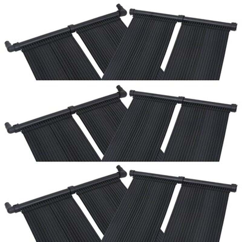 VIDAXL Vidaxl Θερμαντικά Πάνελ Πισίνας Ηλιακά 6 Τεμ. 80 X 310 Εκ.