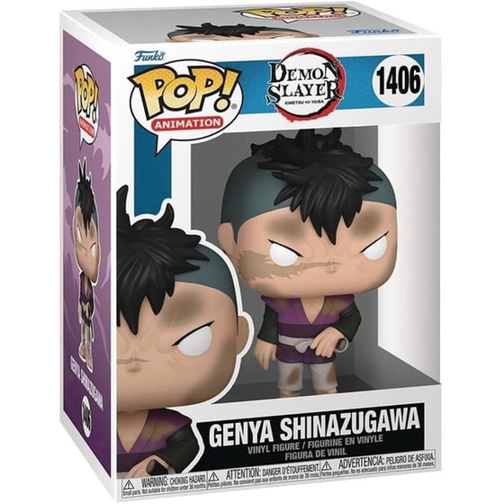 Funko Pop! Animation - Demon Slayer - Genya Shinazugawa #1406 image 2
