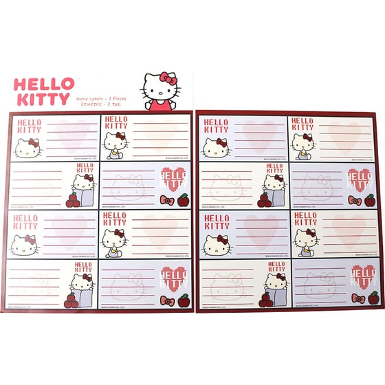 Αυτοκόλλητες Ετικέτες Max Gim Hello Kitty (2 Φύλλα - 16 Τεμάχια) image 1
