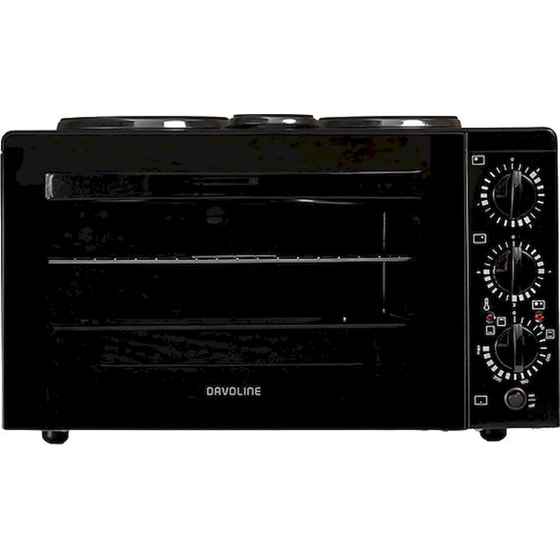 DAVOLINE STAR 4508 BLL 38 Lt Μαύρο Ηλεκτρικό Κουζινάκι image 0
