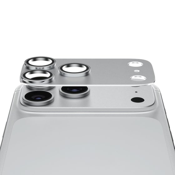 Προστατευτικό καμερών Apple iPhone 18 Pro - PanzerGlass Fender Camera Protector - Light Grey image 0