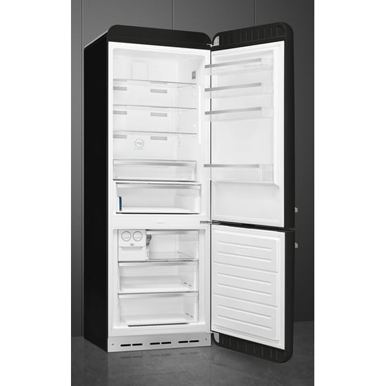 SMEG FAB38RBL5 481 Lt Μαύρο Ψυγειοκαταψύκτης image 3
