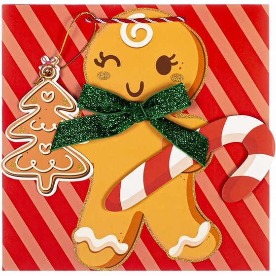 Σακούλα Δώρου Tri-Coastal Gingerbread Man Medium image 0