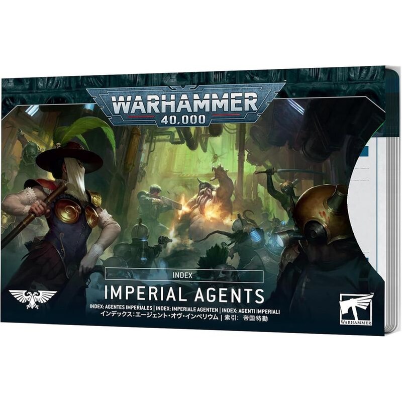 GAMES WORKSHOP Index Cards: Imperial Agents Warhammer 40k GAMES WORKSHOP