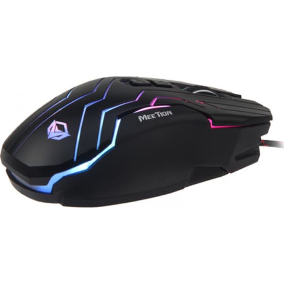 Meetion Gm22 RGB Gaming Ενσύρματο Ποντίκι - Μαύρο image 2