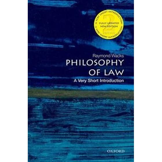 Philosophy of Law- A Very Short Introduction image 0