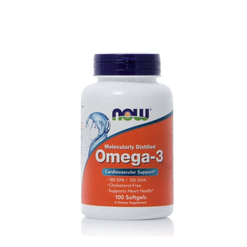 Λιπαρά Οξέα Now Omega-3 1000mg - 100 κάψουλες