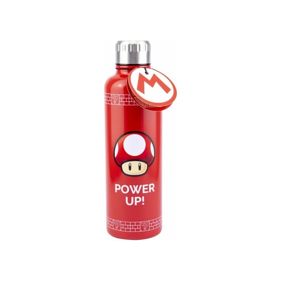 Μεταλλικό Μπουκάλι Paladone Super Mario Power Up - Reusable Water Bottle 500ml image 1