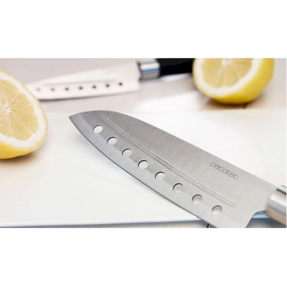 Μαχαίρια Cecotec Santoku CEC-01002 από Ανοξείδωτο Ατσάλι 4 Τμχ - Μαύρο image 4