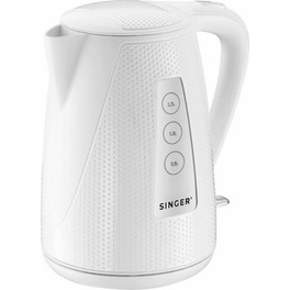 Βραστήρας SINGER SWK-WH-800DOTS 2200 W 1.7 L Λευκό