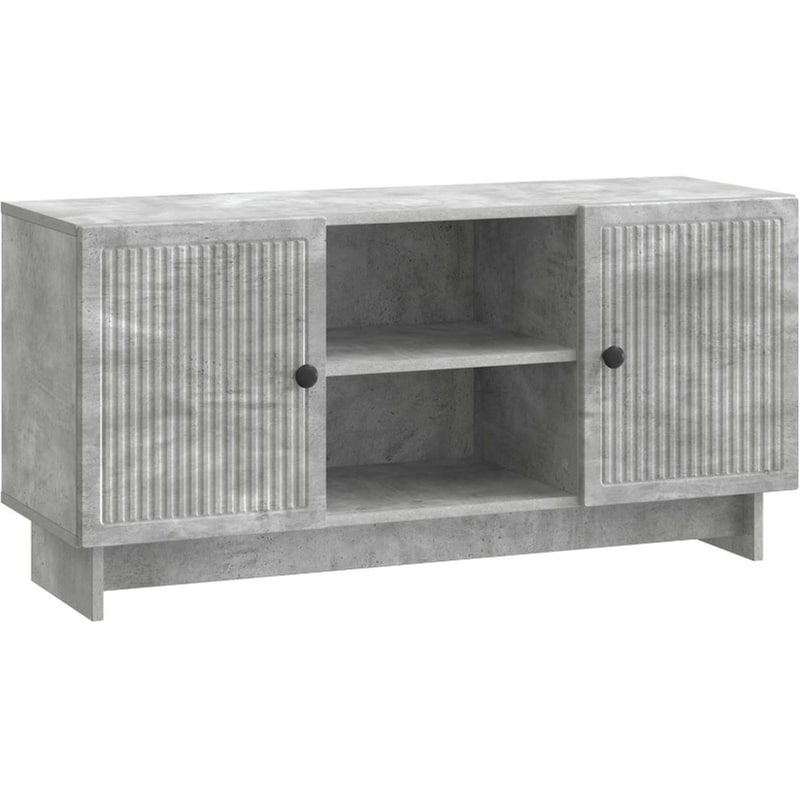 Έπιπλο Τηλεόρασης VidaXL 102x34.5x50 cm - Γκρι Σκυροδέματος