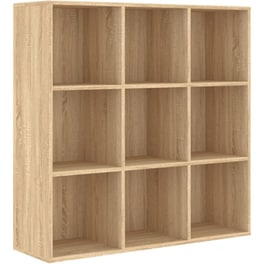 Βιβλιοθήκη VidaXL από Μοριοσανίδα 98x29x98 cm - Μπεζ/Sonoma