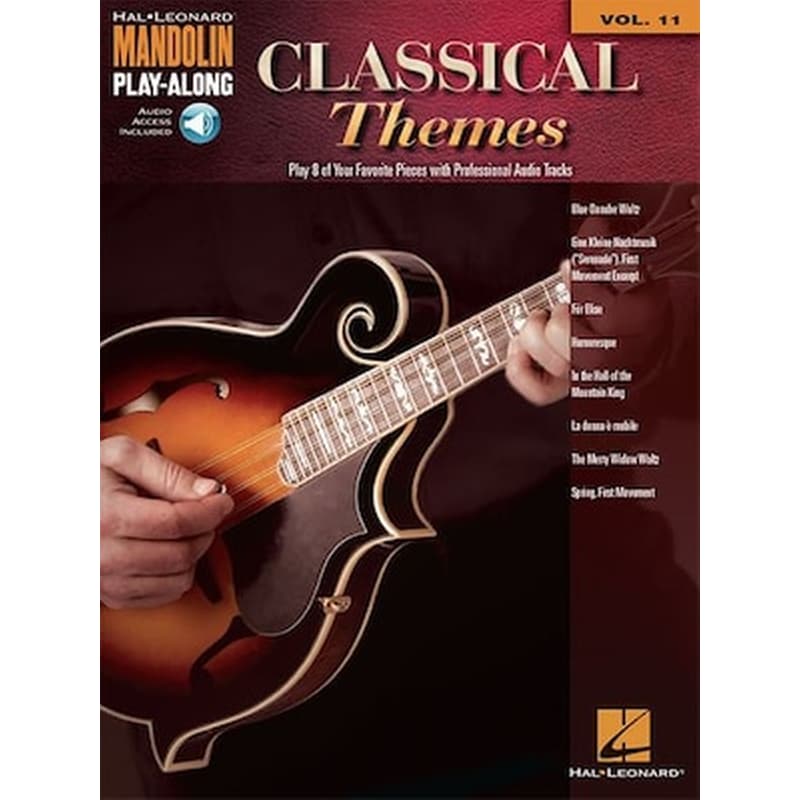 HAL LEONARD Βιβλίο Για Μαντολίνο Hal Leonard Mandolin Play Along Vol.11 - Classical Themes