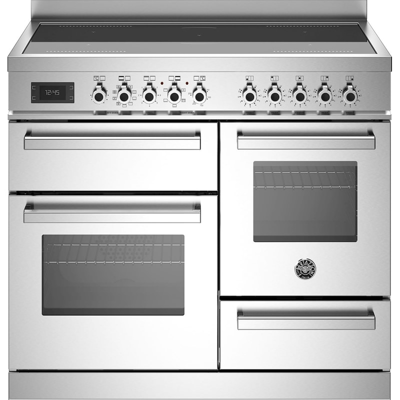 BERTAZZONI BERTAZZONI PRO105I3EXT 58 / 46 / 17 Lt Inox Επαγωγική Ηλεκτρική Κουζίνα