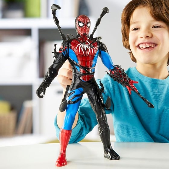 Hasbro Φιγούρα Marvel Spiderman Venomversus Liquid Shifter με Αξεσουάρ (27cm) image 11