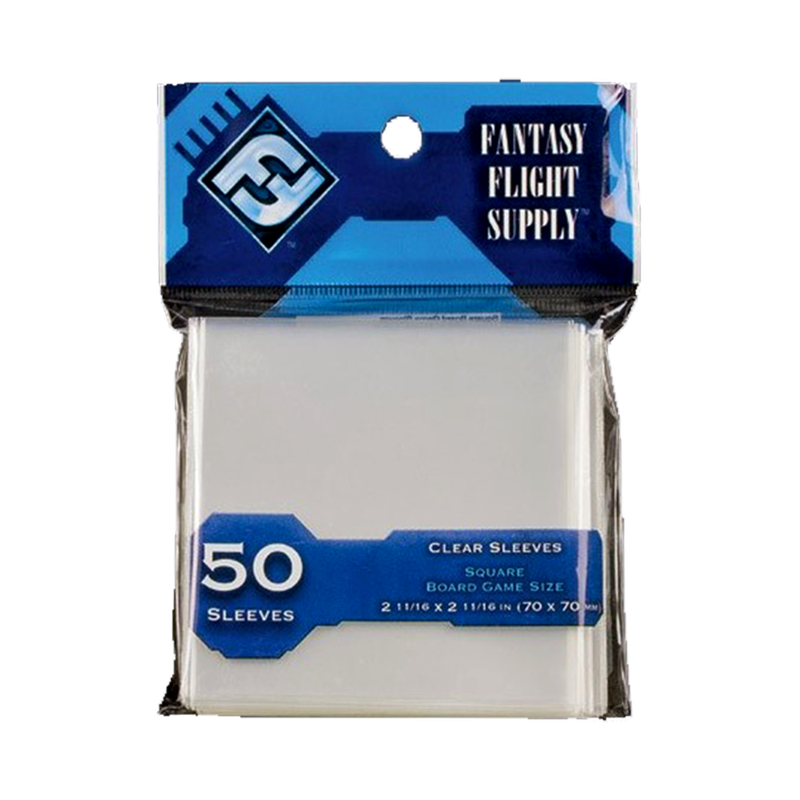 Card Sleeves Square 70×70 (50 Sleeves)
