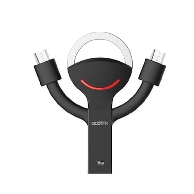 Addlink 16gb Smart-link 5 In 1 ( 2 Micro Usb+ Usb ) Black ( Ad16gbl10b2 )