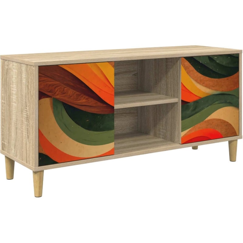 Έπιπλο Τηλεόρασης VidaXL BONN 102 x 33 x 50 cm - Sonoma Δρυς