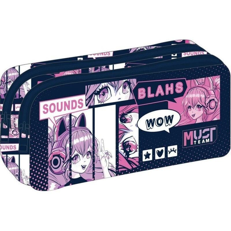 Κασετίνα Βαρελάκι Must Team Energy Anime Girl