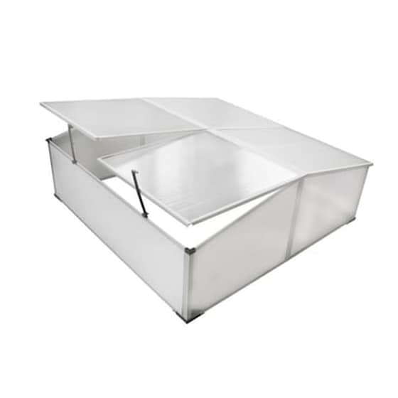 Vidaxl Χαμηλό Θερμοκήπιο 4 Πορτάκια 108x41x110 Cm image 1